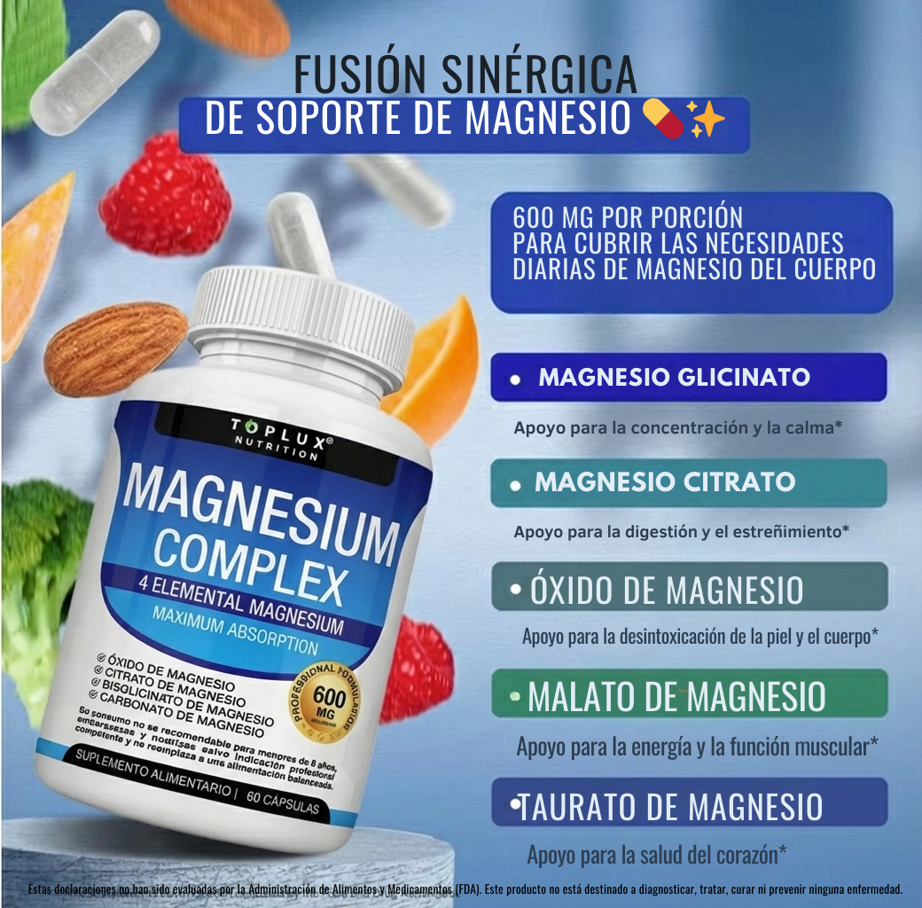MAGNESIO COMPLEX 600MG
