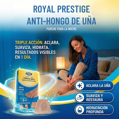 RoyalPrestige - Parches Anti-Hongos para Uñas
