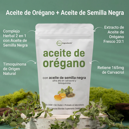 Aceite De Orégano -  6000 Mg 60 capsulas